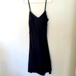 NWT Forever21 Black Slip Dress
